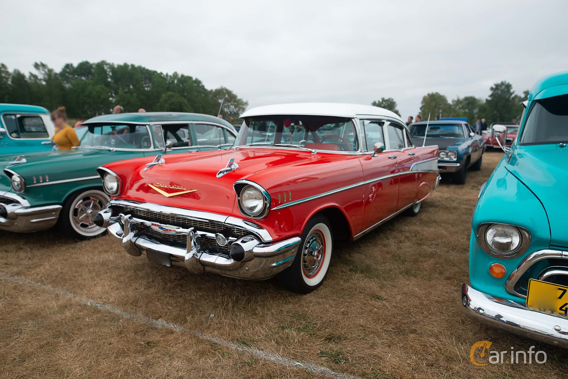 Chevrolet Bel Air 2-door Sedan 4.6 V8 Manual, 274hp, 1957