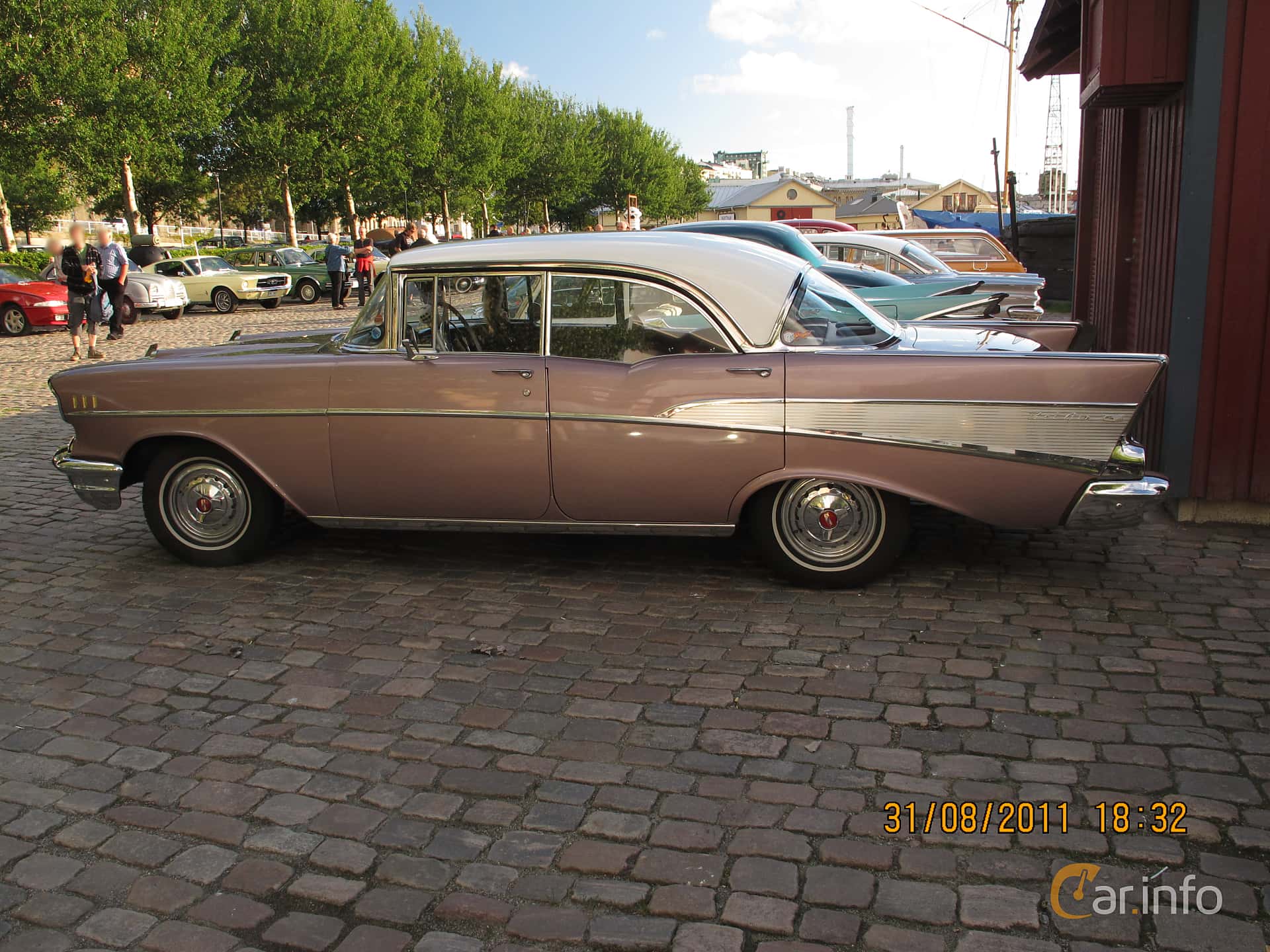 Chevrolet Bel Air Sport Sedan 4.3 V8 Manual, 165hp, 1957