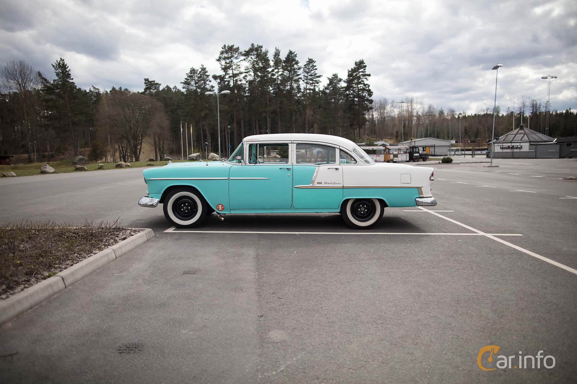 Chevrolet Bel Air 4-door Sedan 4.3 V8 Powerglide, 165hp, 1955