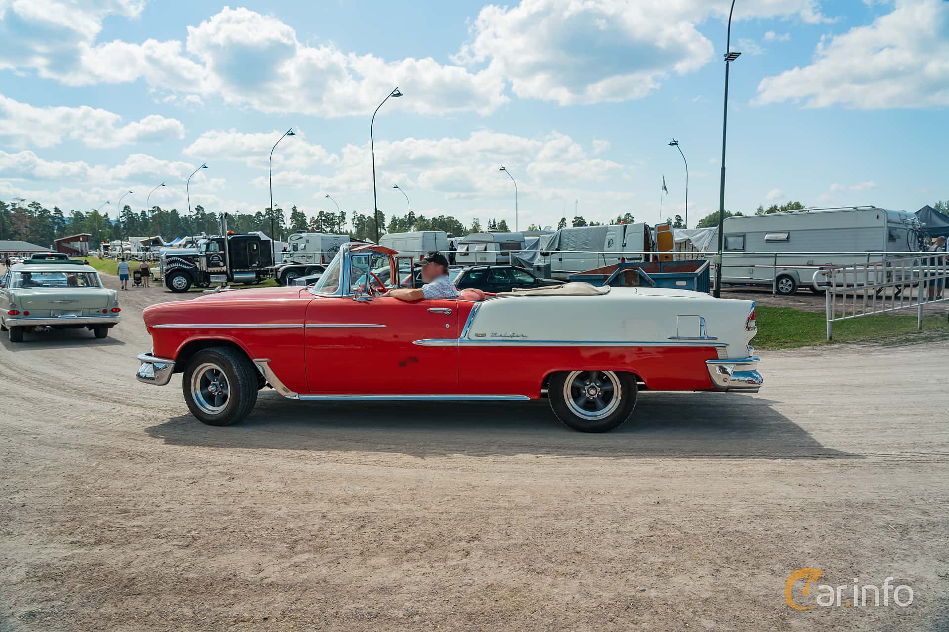 Chevrolet Bel Air Convertible 4.3 V8 Manual, 165hp, 1955