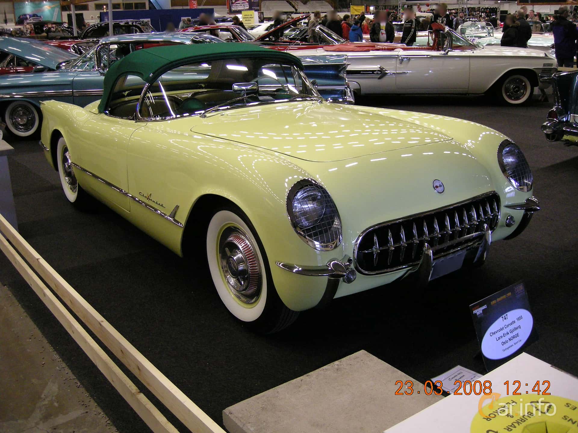Chevrolet Corvette 4.3 V8 Powerglide, 198hp, 1955