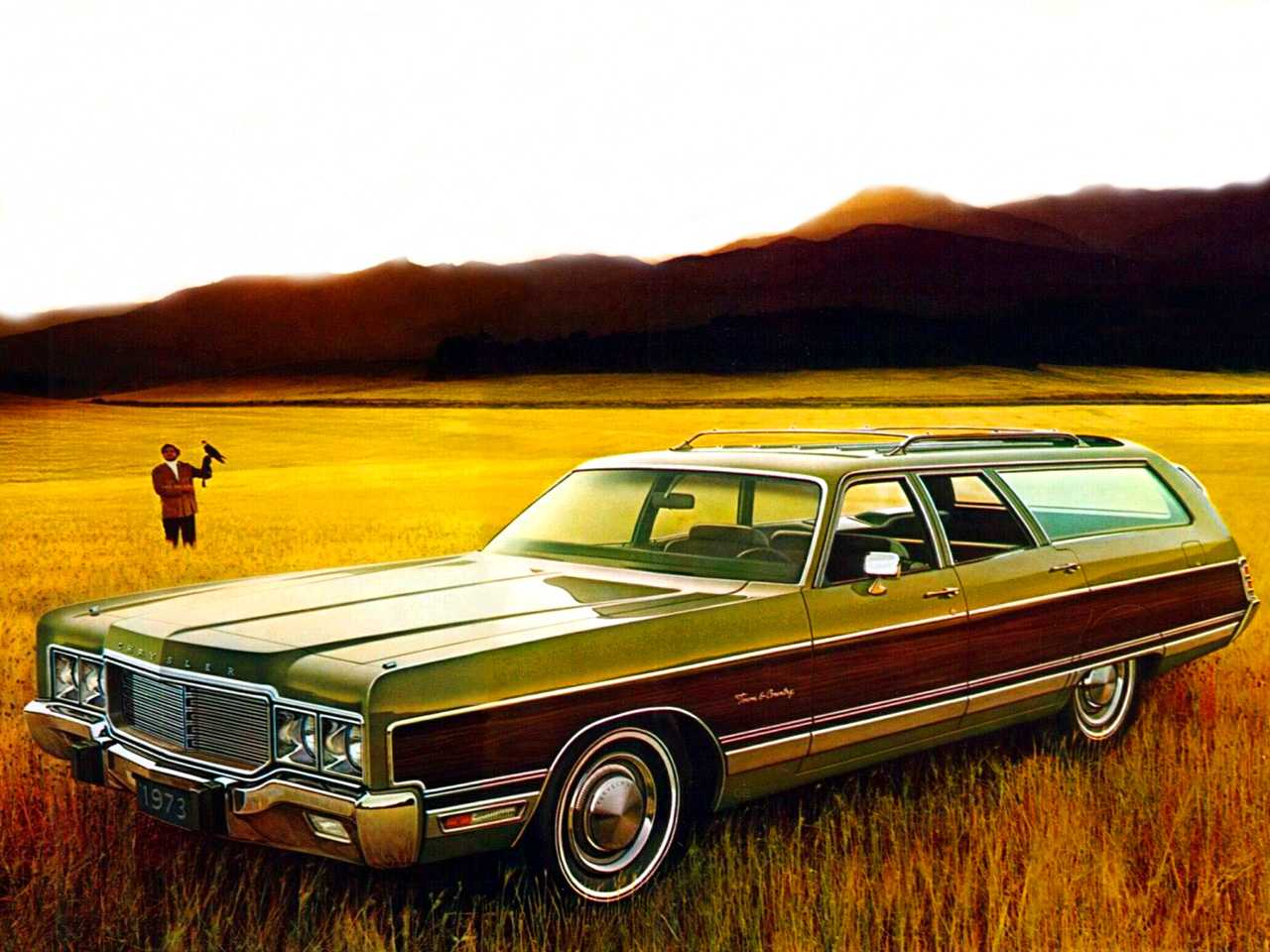 Chrysler Town & Country 2-seat 6.3 V8 TorqueFlite, 193hp, 1972
