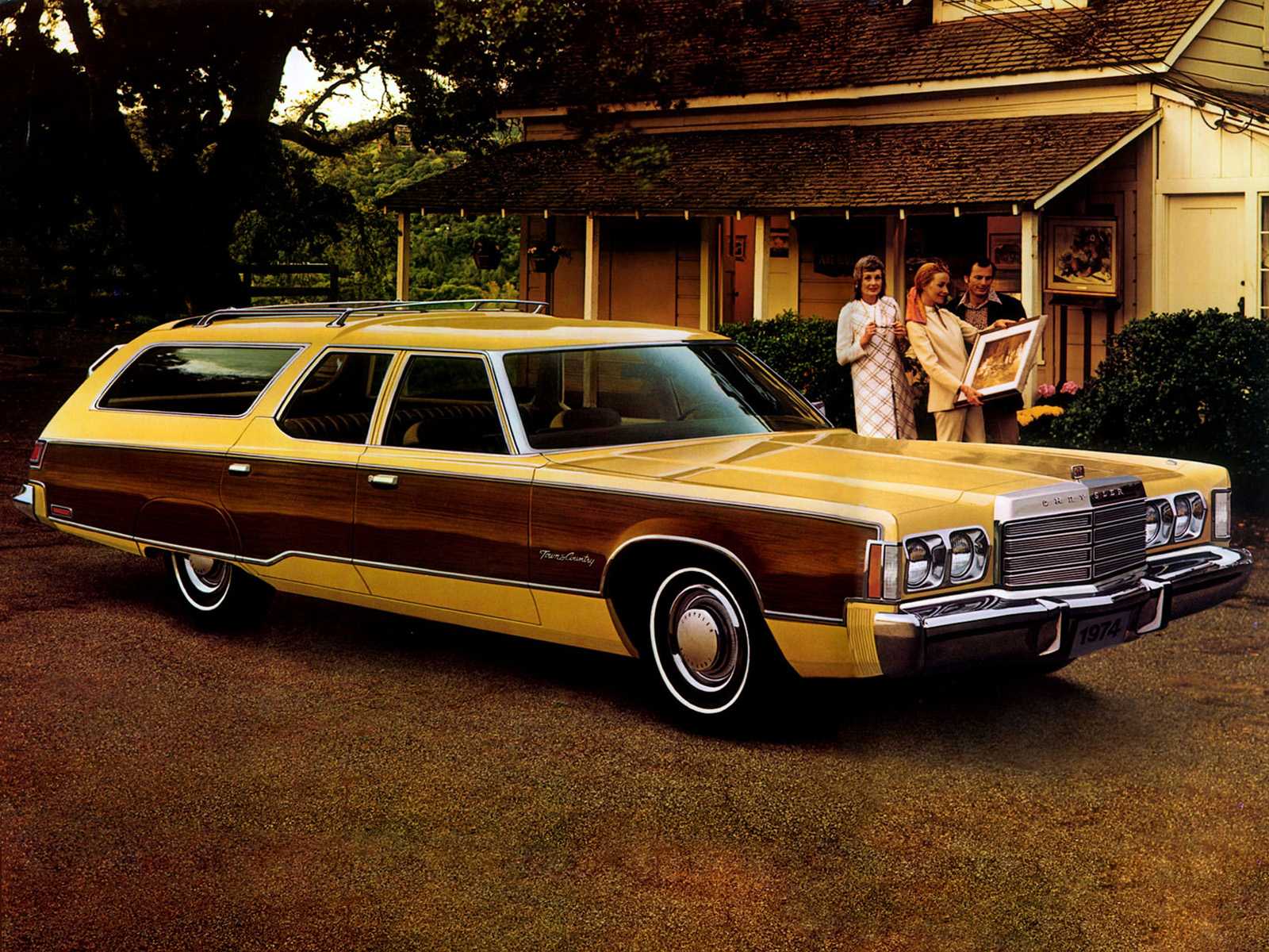 Chrysler Town & Country 2-seat 7.2 V8 TorqueFlite, 233hp, 1974
