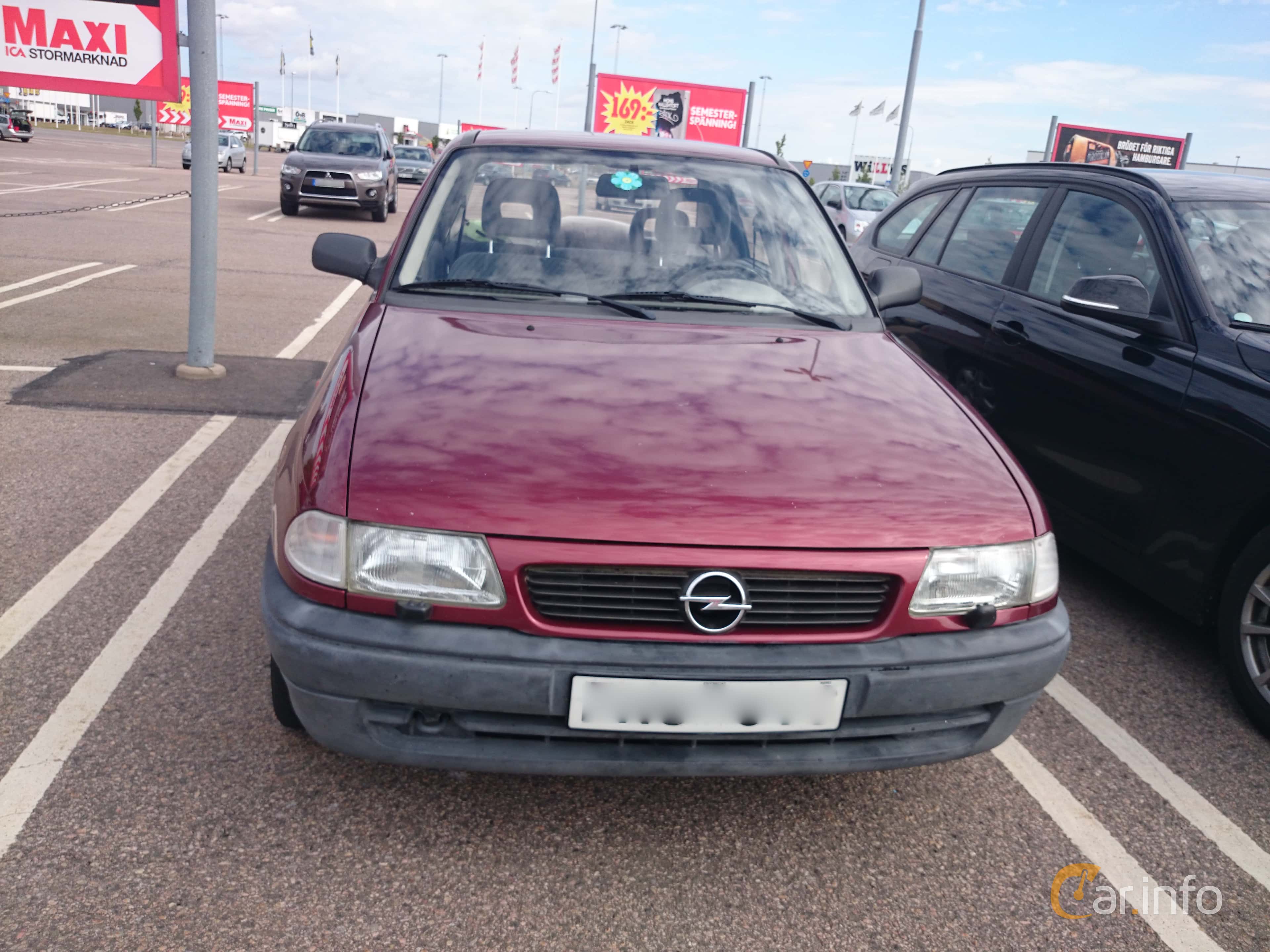 Opel Astra Sedan 1.6 Manual, 101hp, 1997