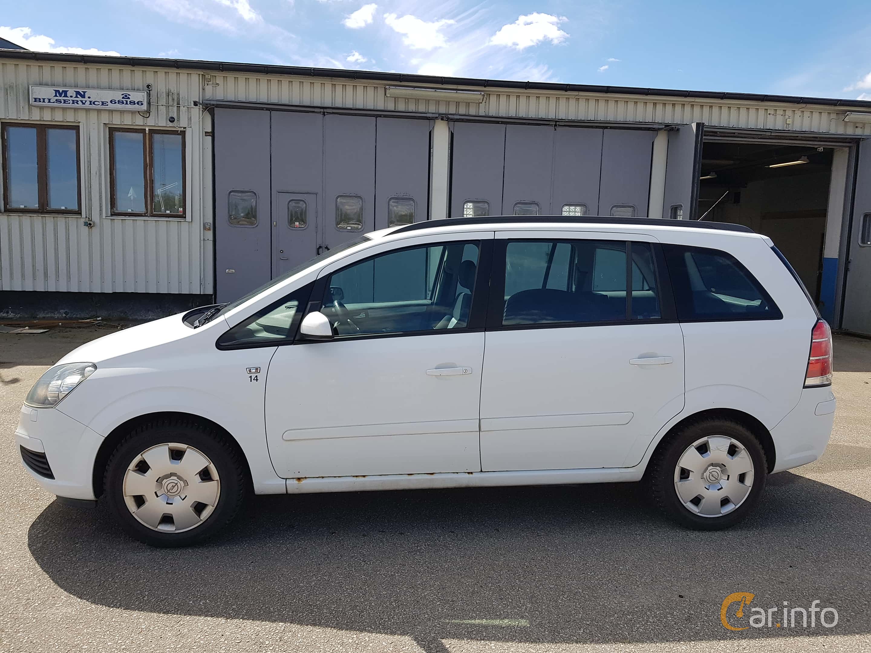 Opel Zafira 1.6 CNG ecoFLEX  Manual, 94hp, 2006