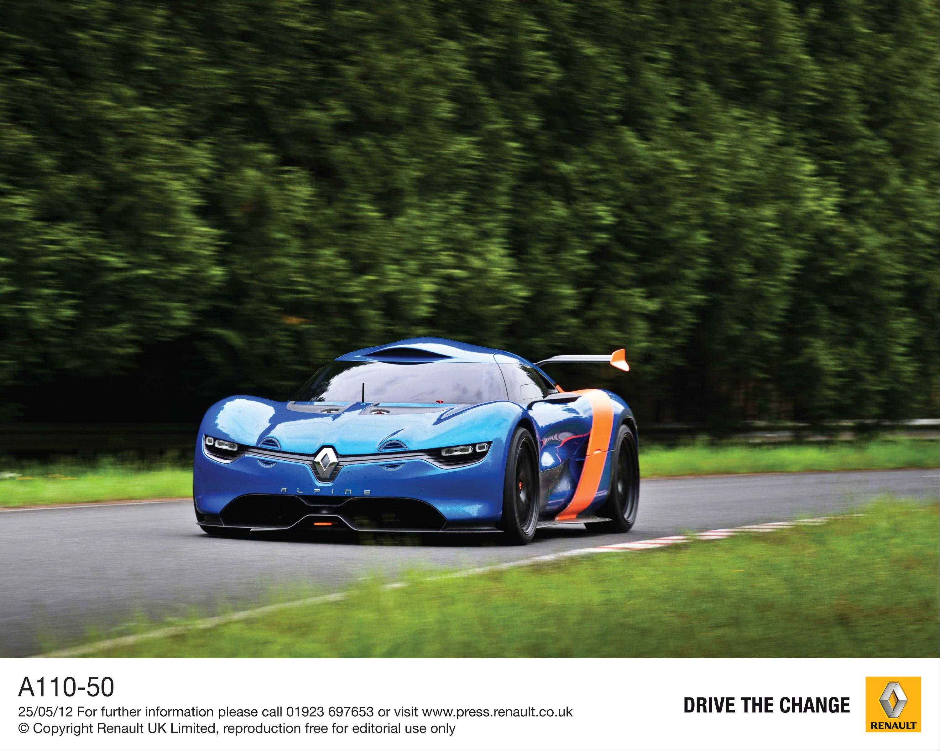 Renault Alpine A110-50 3.5 V6 Semi-Automatic, 400hp, 2012