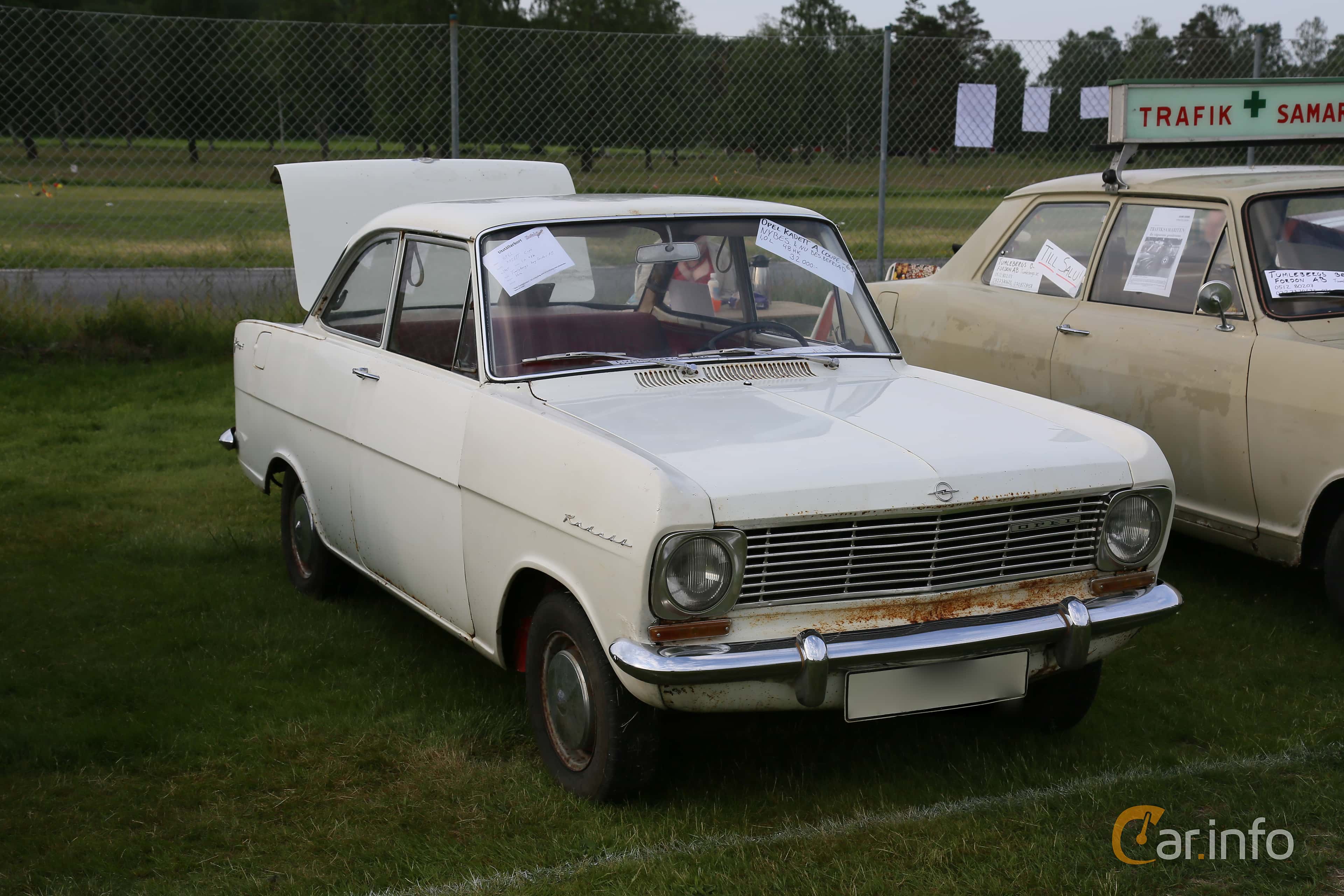 Opel Kadett 1000 S Coupé Manual, 4-speed