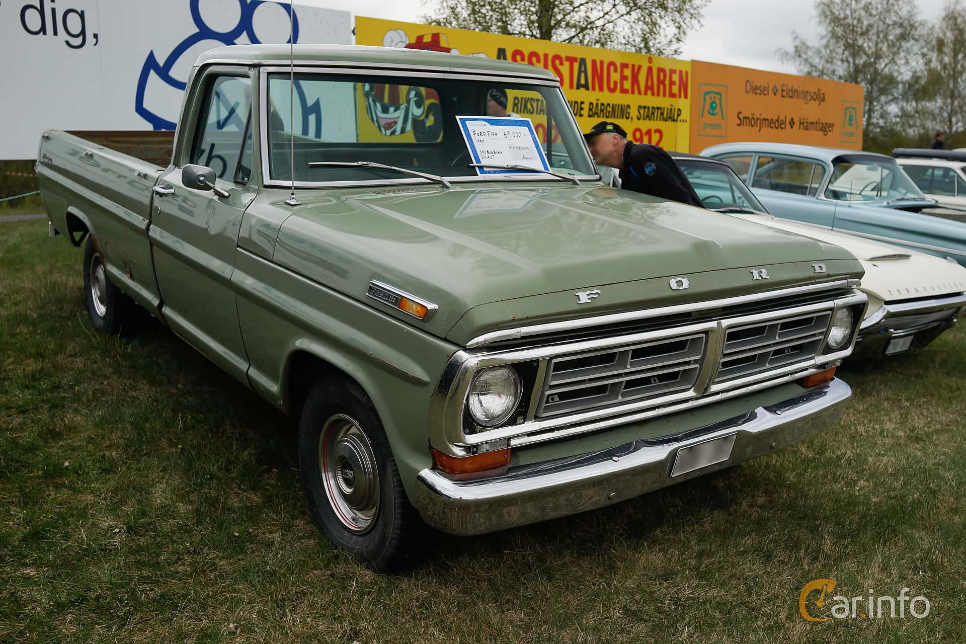 Ford F Regular Cab 5.8 V8 Manual, 254hp, 1970
