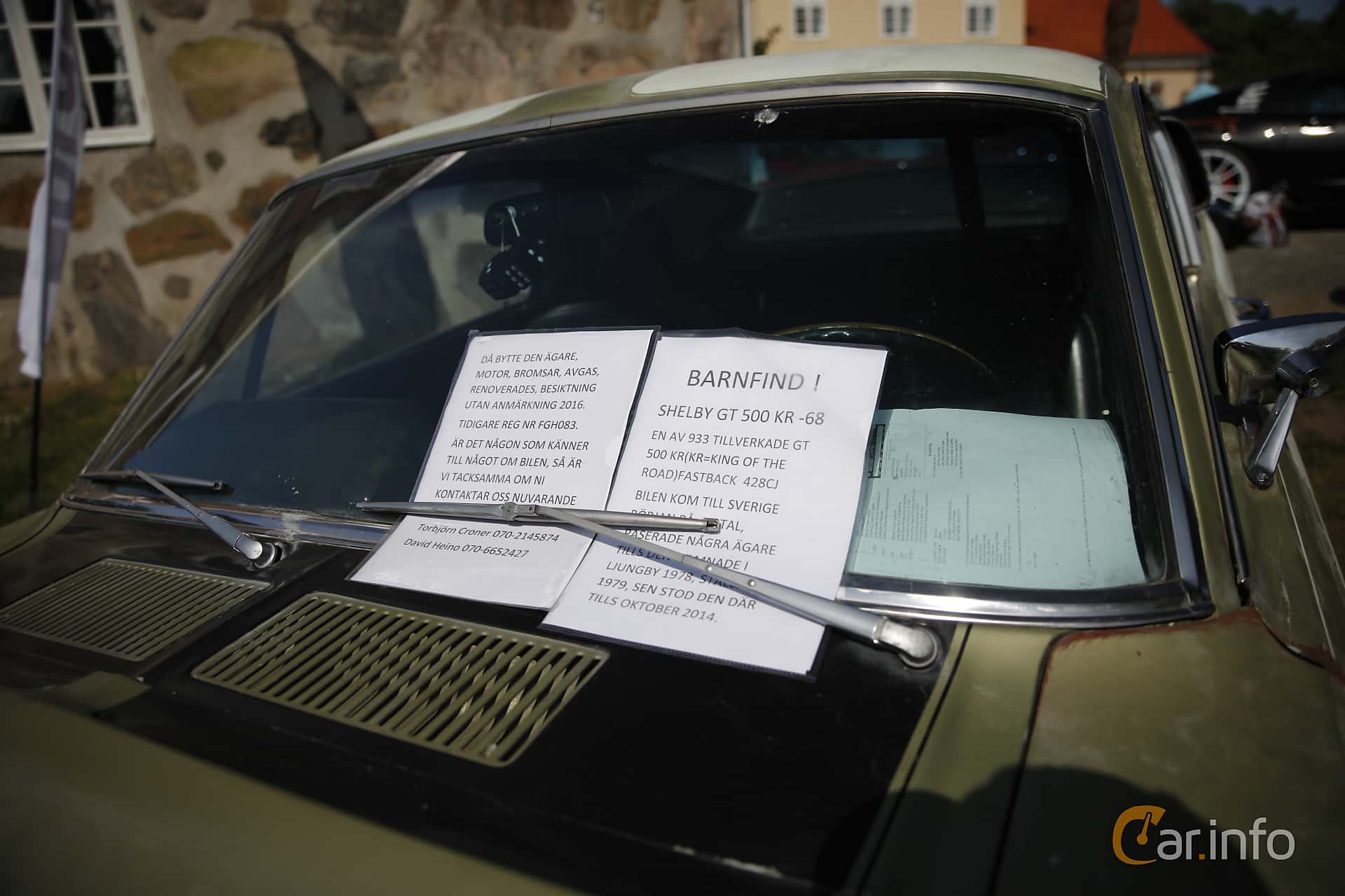 Ford Mustang Shelby GT500 7.0 V8 Manual, 360hp, 1967