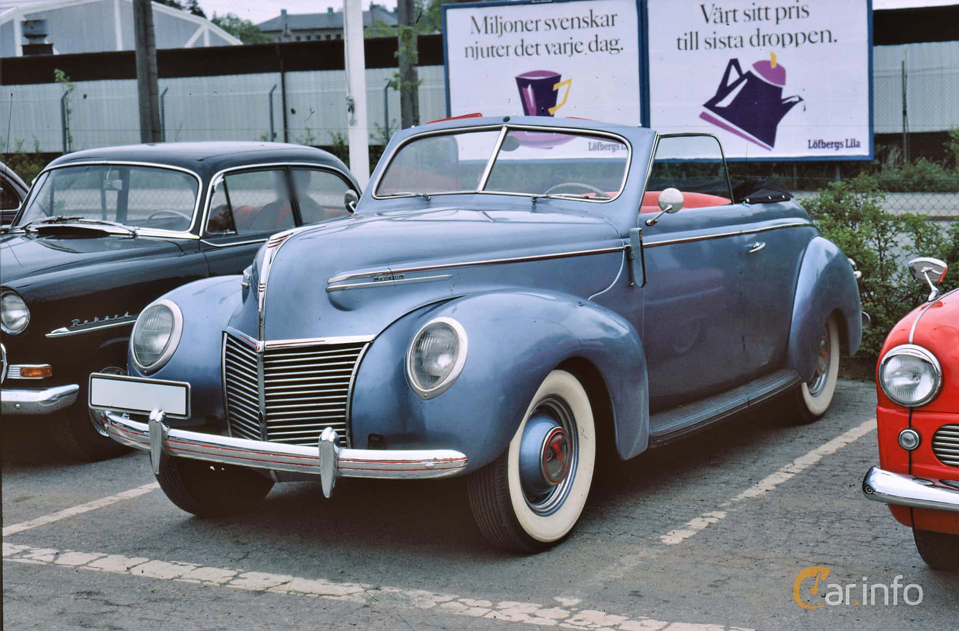 Mercury Eight 2-door Convertible 3.6 Manual, 95hp, 1939