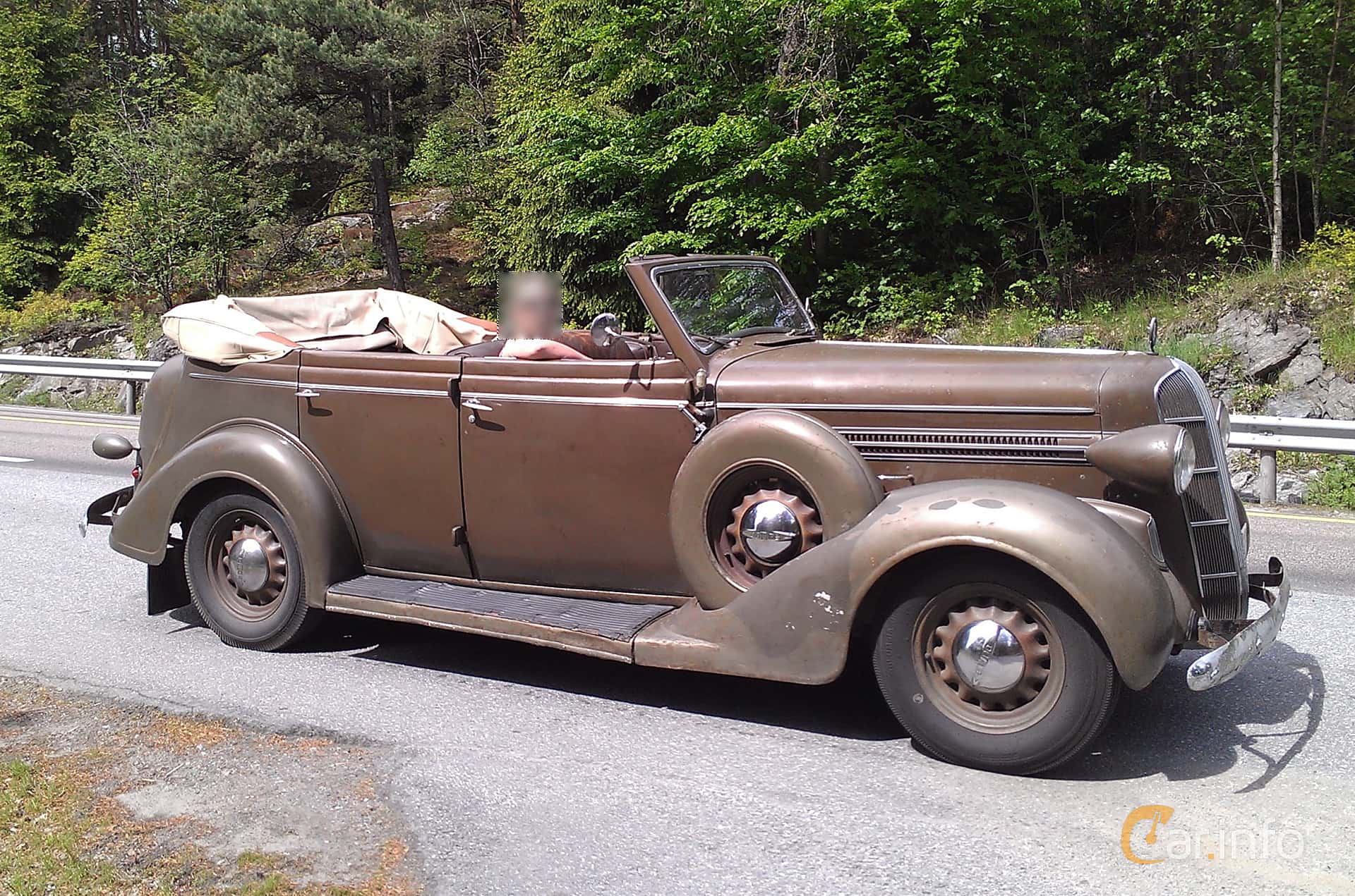 Dodge Beauty Winner Convertible Sedan 3.6 Manual, 87hp, 1936