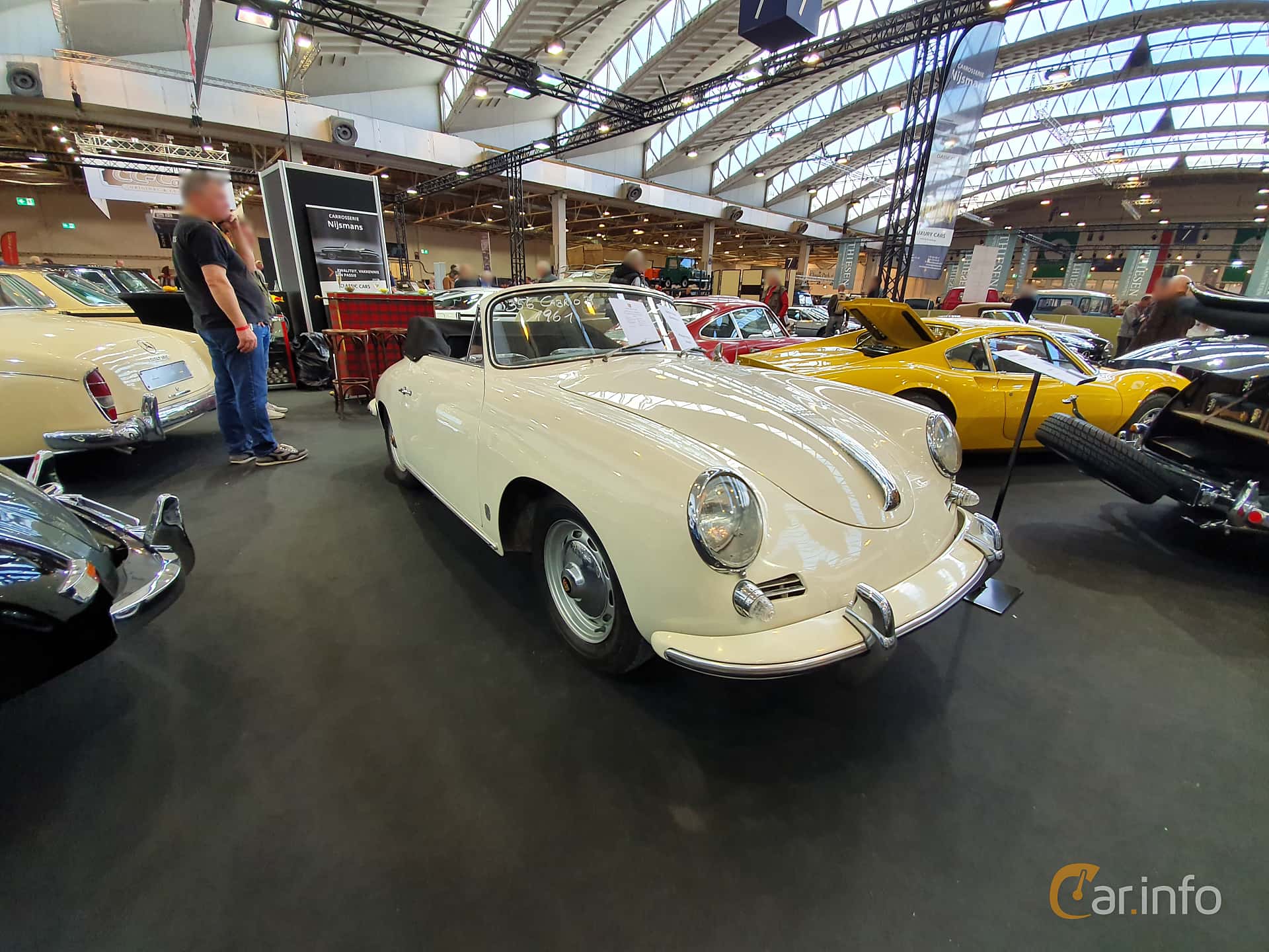 Porsche 356 1600 Cabriolet  Manual, 60hp, 1961