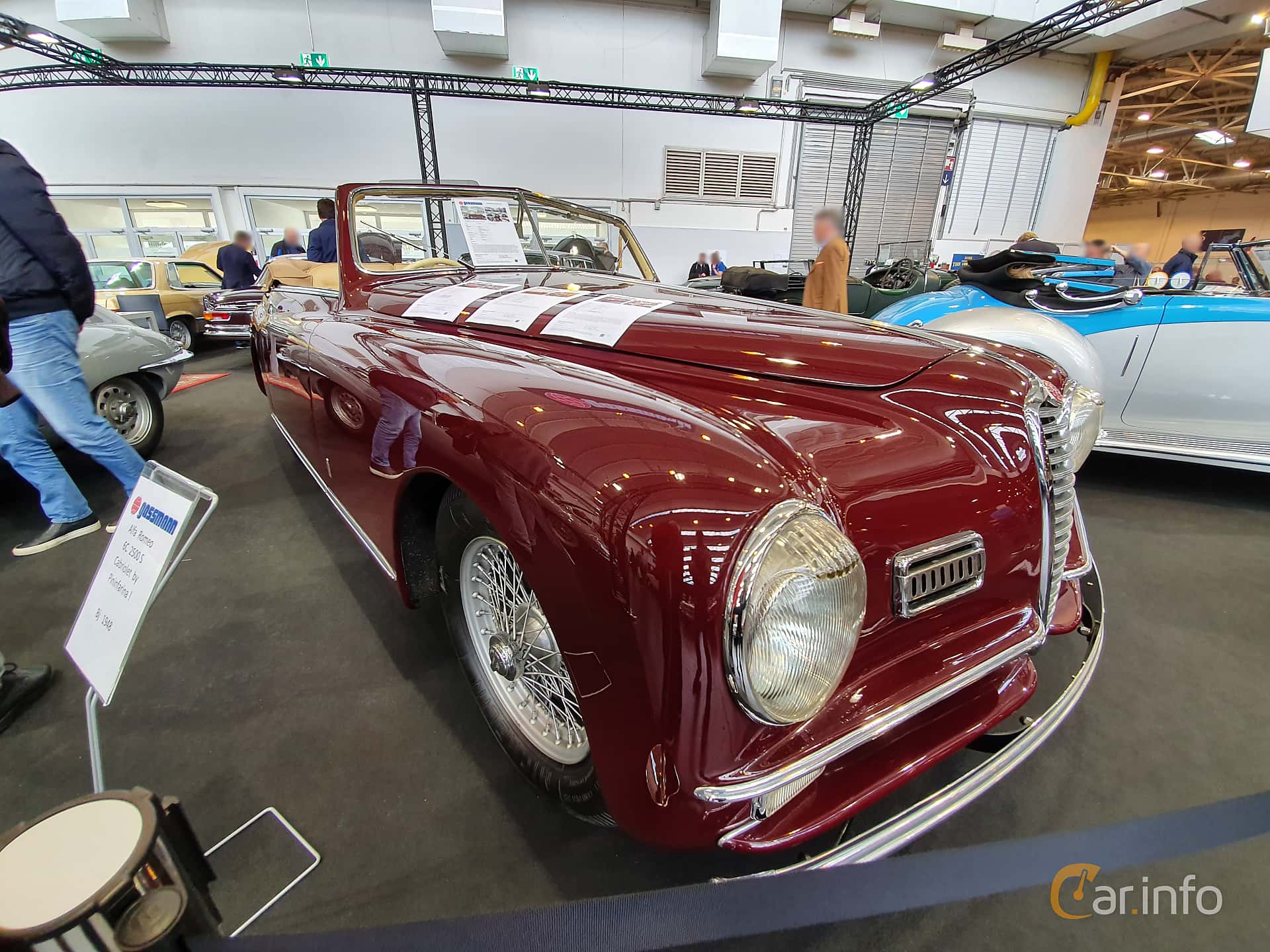 Alfa Romeo 6C 2500 Sport 2.5 Manual, 91hp, 1948