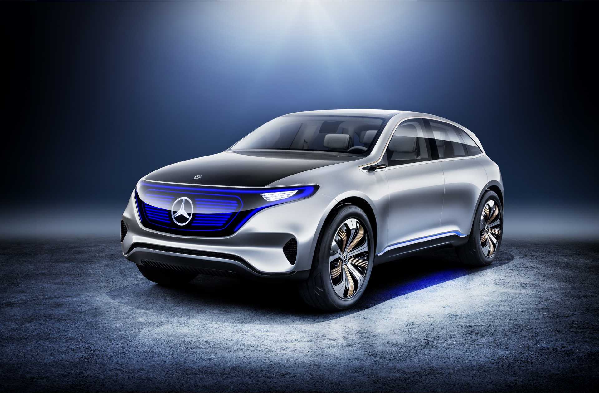 Mercedes-Benz Generation EQ 70 kWh Single Speed, 408hp, 2016