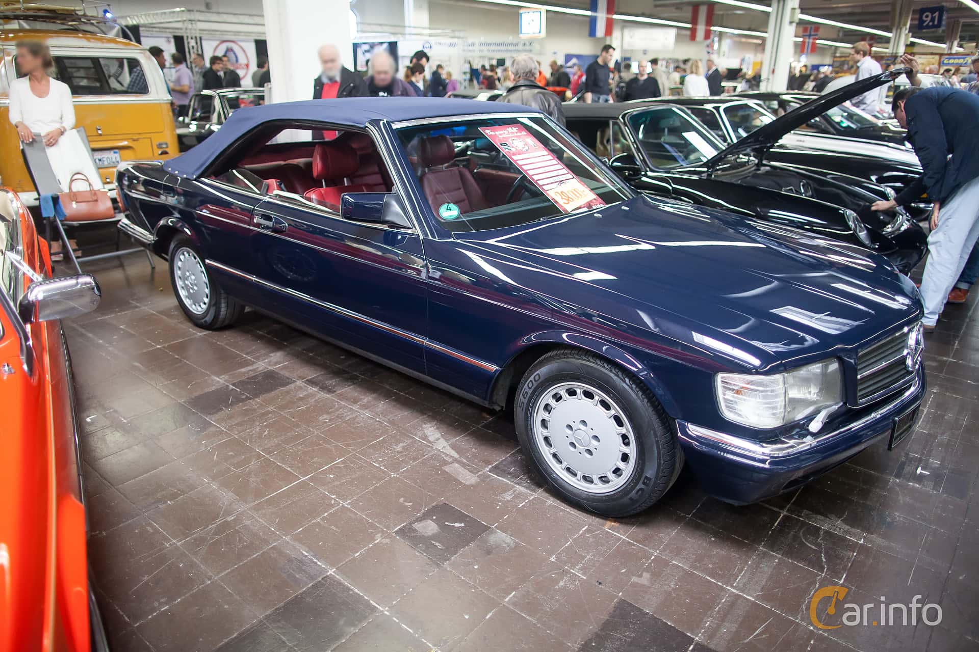 Mercedes-Benz 500 SEC Cabrio-Umbau  Automatic, 231hp, 1982
