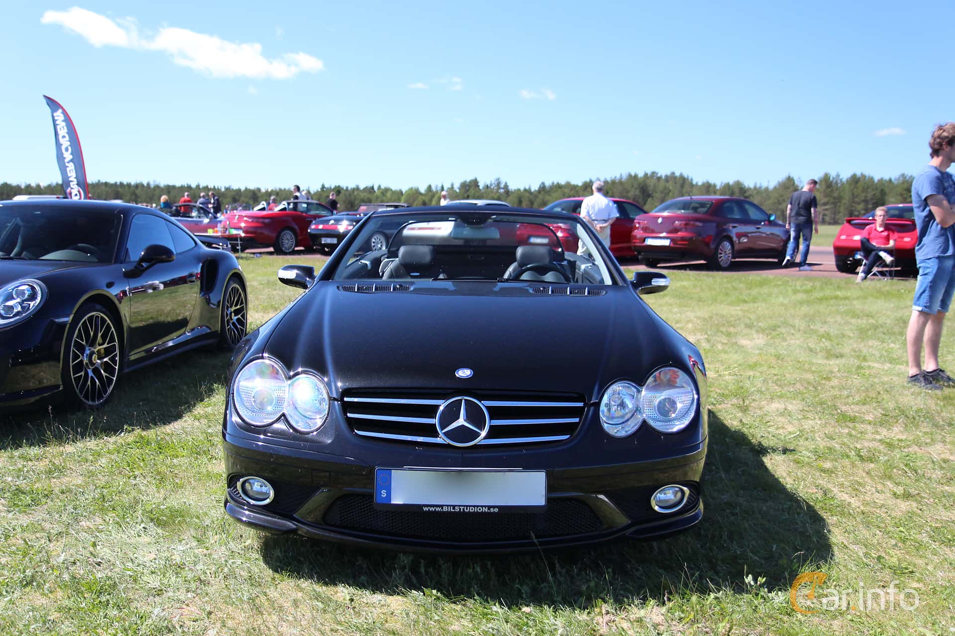 Mercedes-Benz SL 55 AMG  AMG-SpeedShift Plus 5G-Tronic, 517hp, 2007