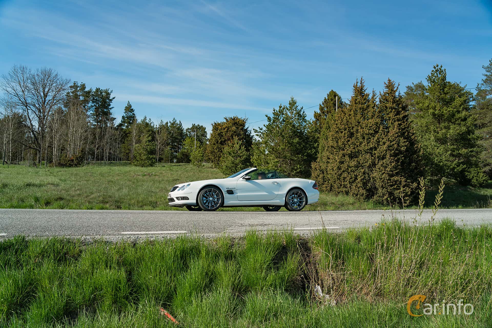 Mercedes-Benz SL 55 AMG  AMG-SpeedShift Plus 5G-Tronic, 500hp, 2005