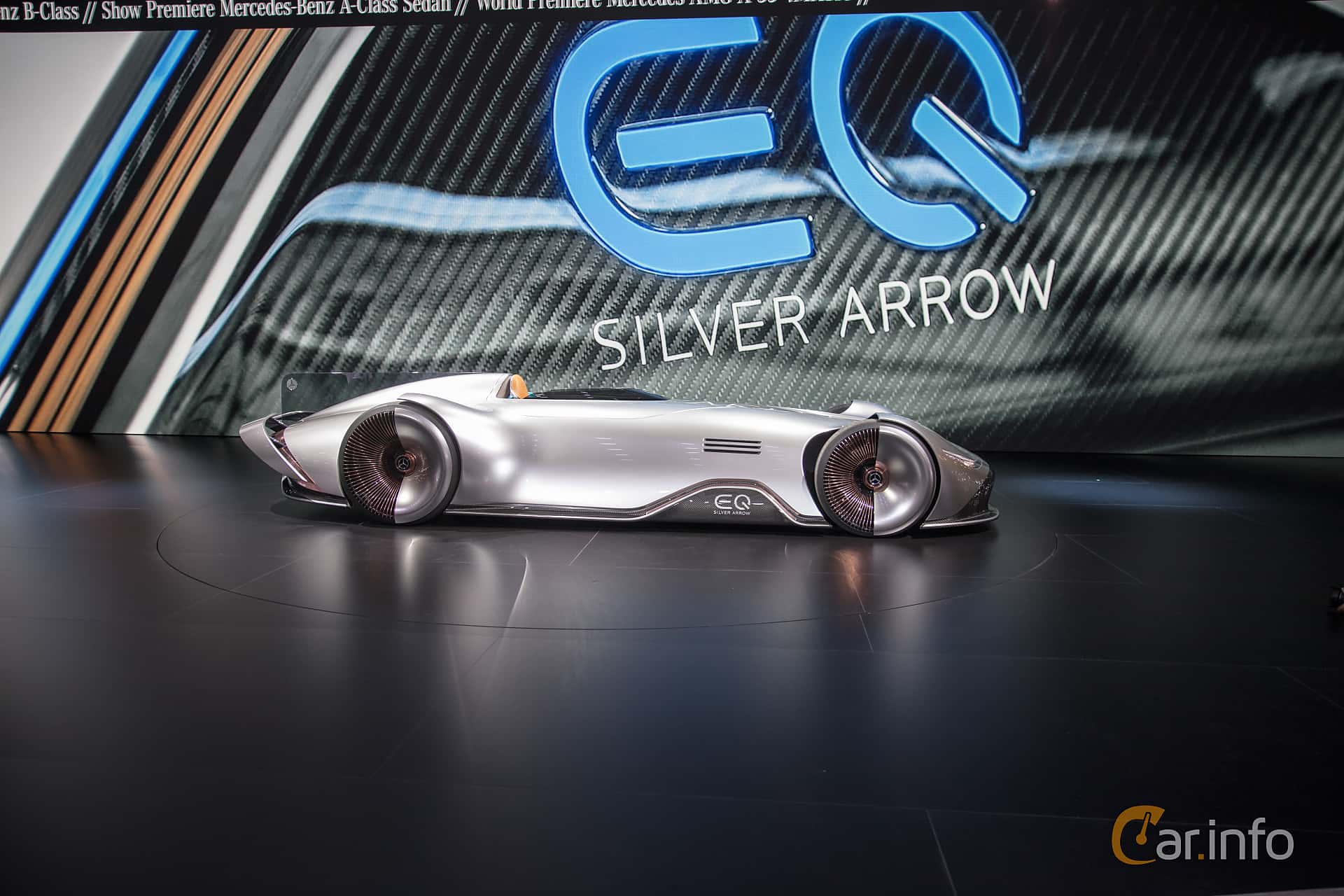 Mercedes-Benz Vision EQ Silver Arrow 80 kWh Single Speed, 748hp, 2018