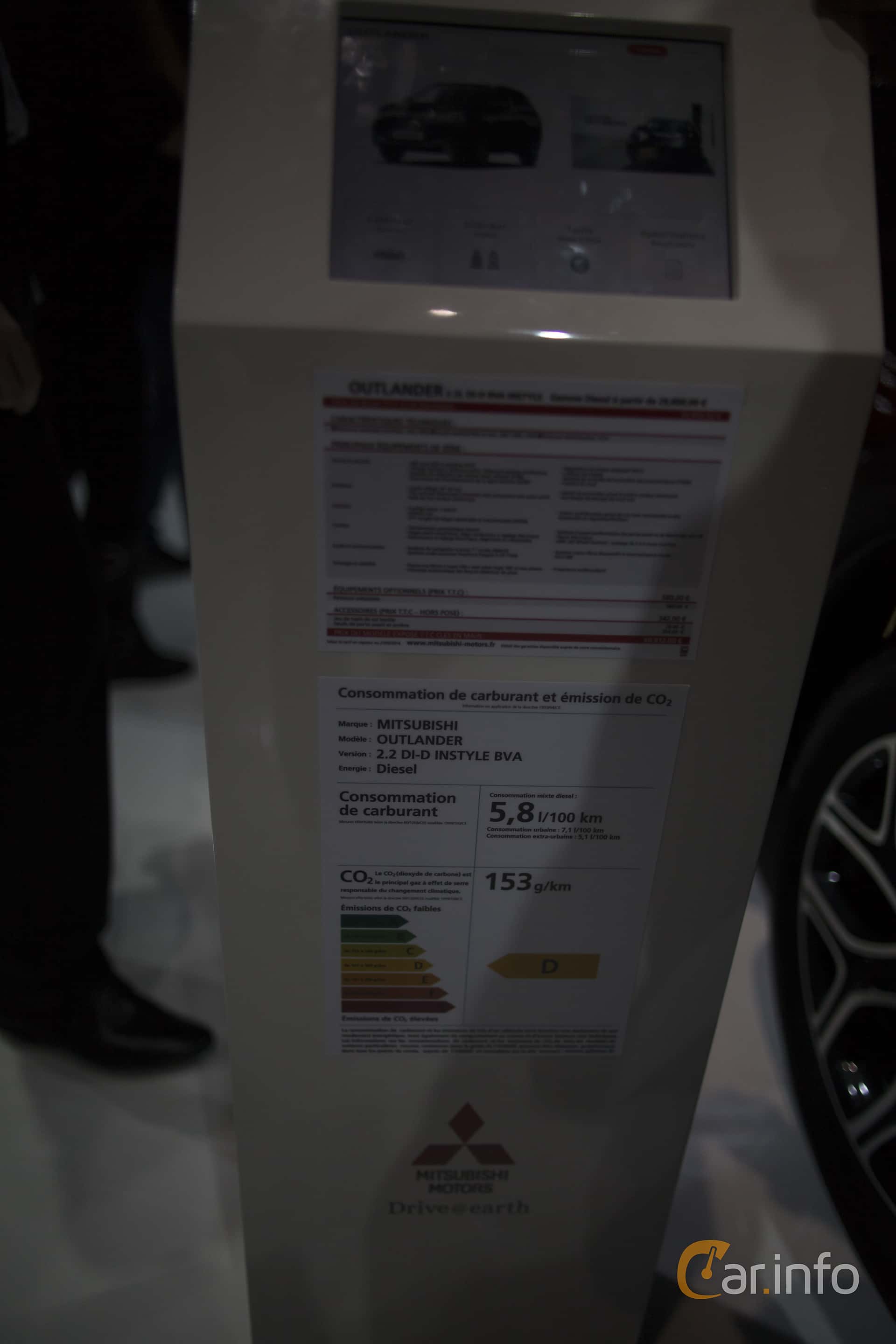 Mitsubishi Outlander 2.2 Di-D Manual, 150hp, 2015