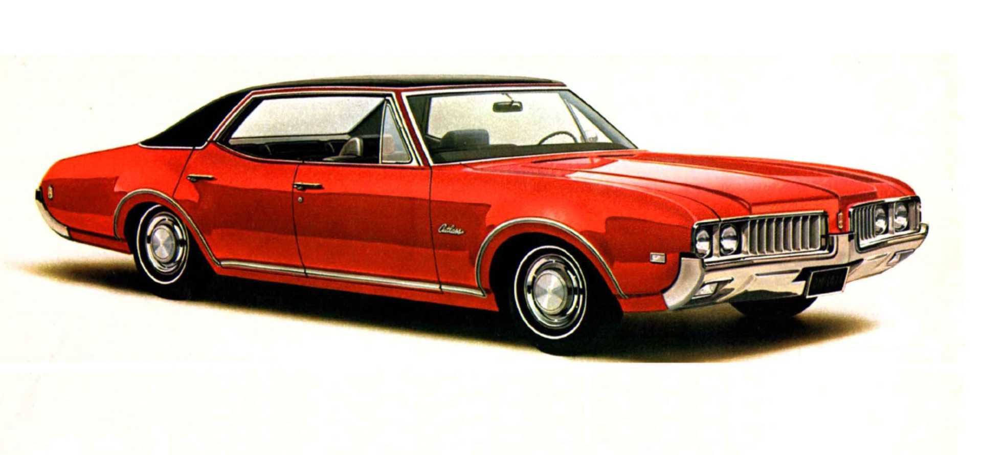 Oldsmobile Cutlass Holiday Sedan 5.7 V8 Manual, 314hp, 1969
