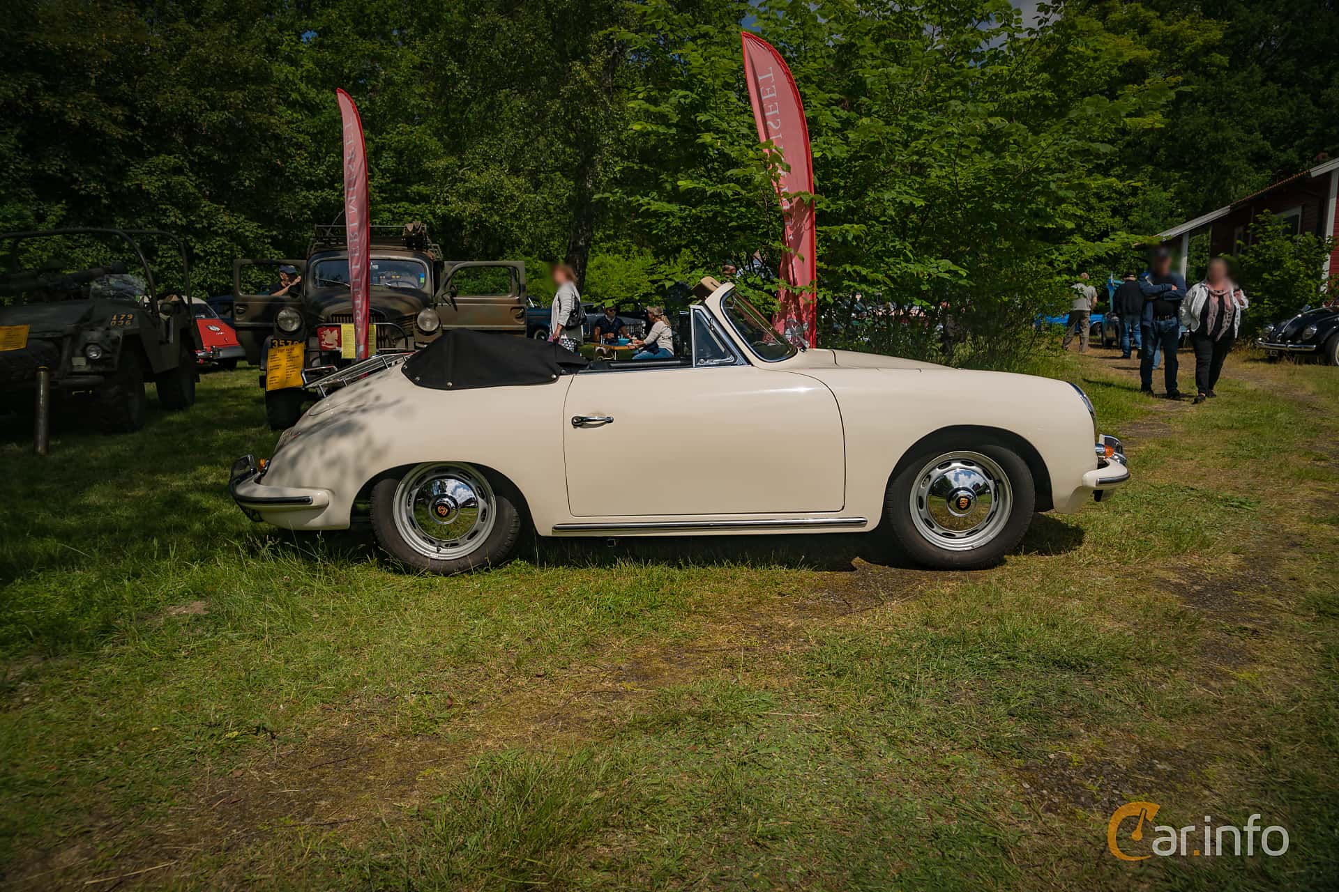 Porsche 356 1600 S Cabriolet  Manual, 75hp, 1962
