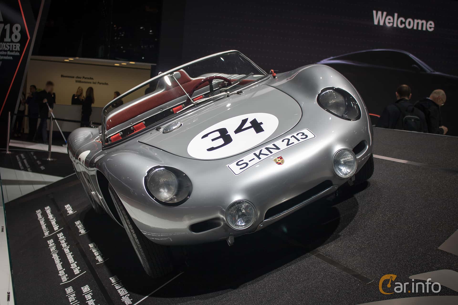 Porsche 718 RS 60 Spyder  Manual, 160hp, 1960