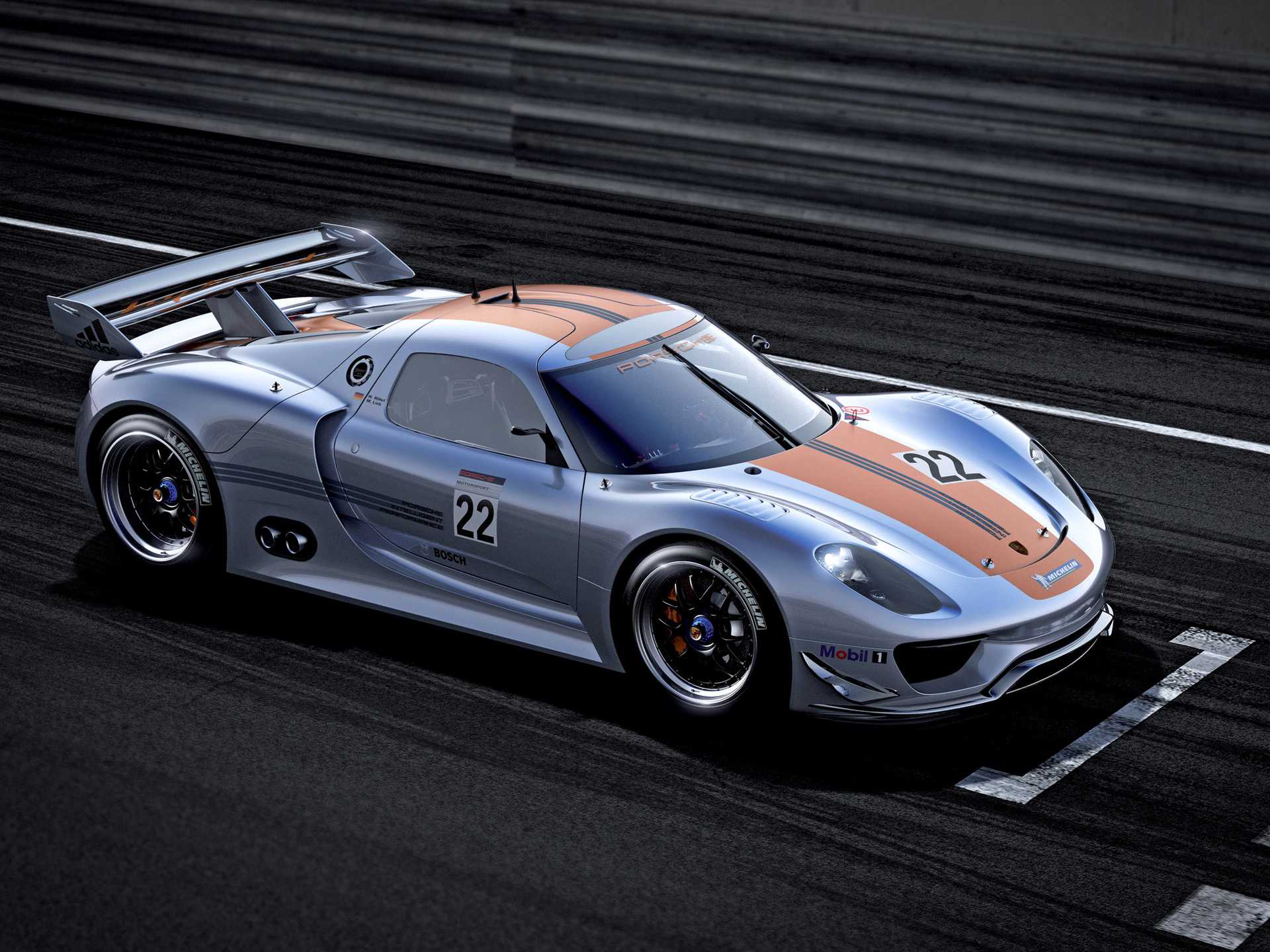 Porsche 918 RSR V8 Automatic, 778hp, 2011