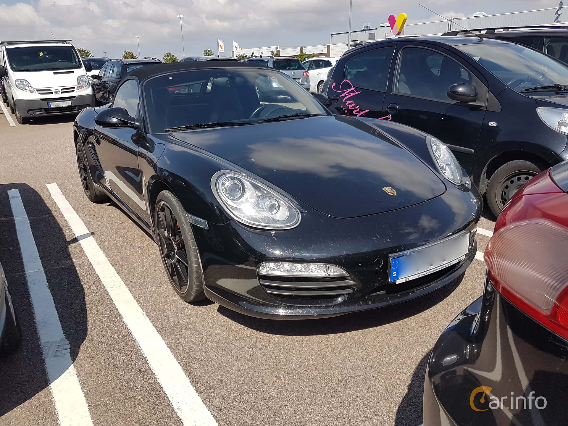 Porsche Boxster S Black Edition  Manual, 320hp, 2012