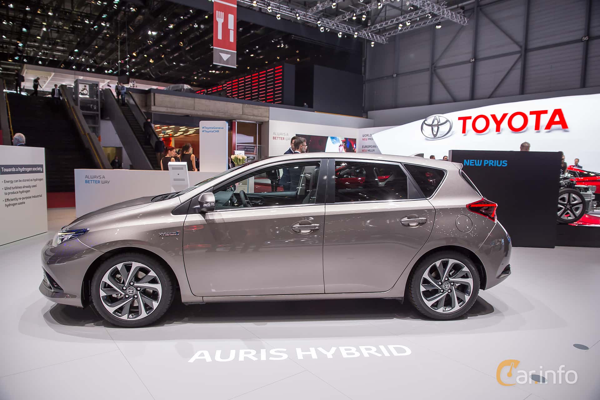 Toyota Auris Hybrid 1.8 VVT-i + 3JM CVT, 136hp, 2016