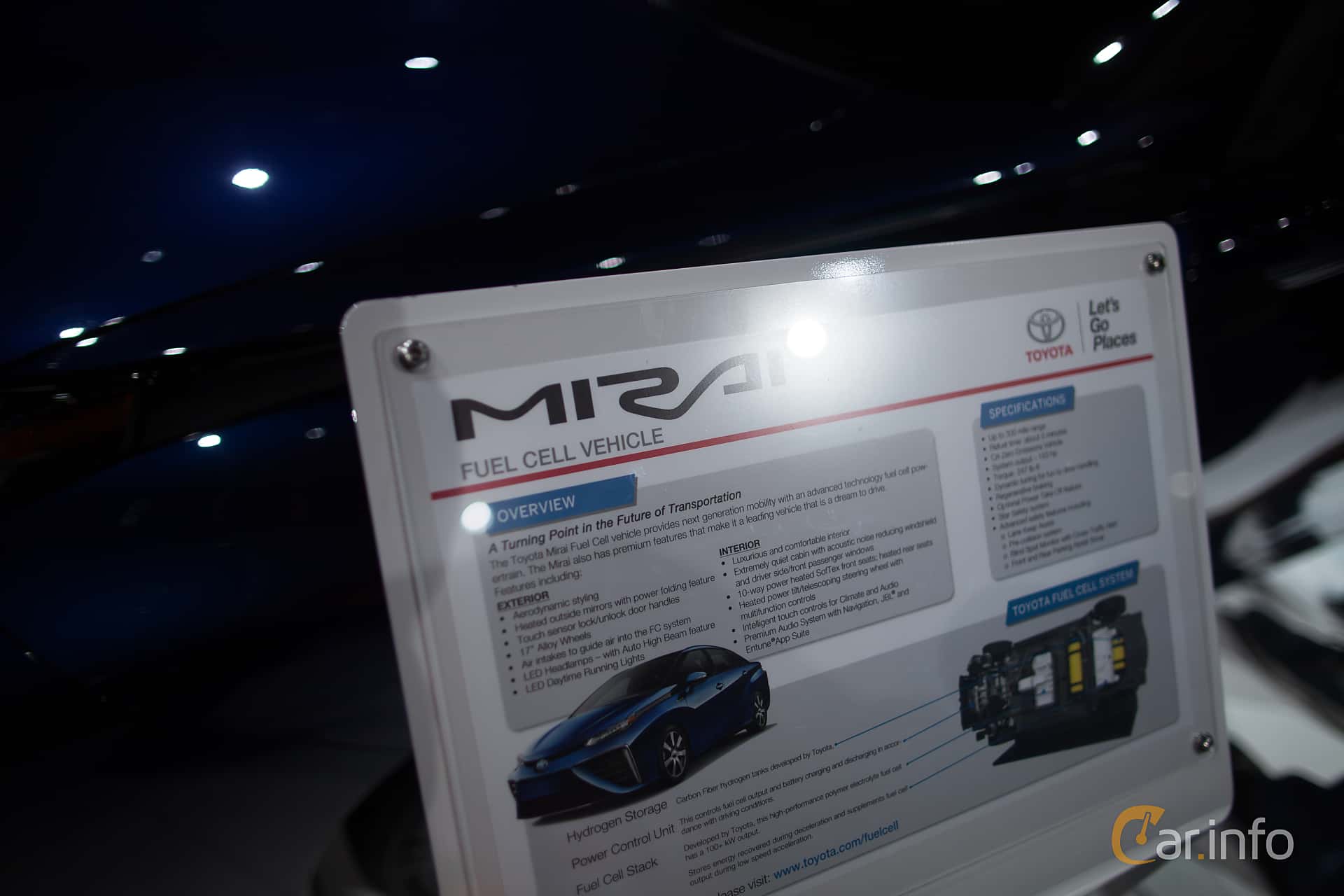 Toyota Mirai FuelCell Single Speed, 154hp, 2015